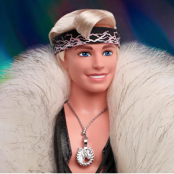 NIB! Ken Doll in Faux Fur Coat - Picture 3 of 7
